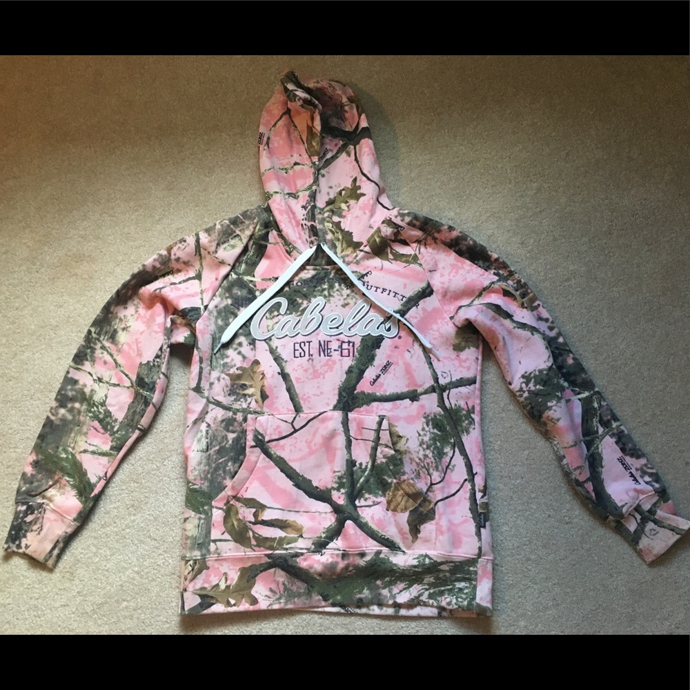 Cabelas Camo Hoodie Sweatshirt